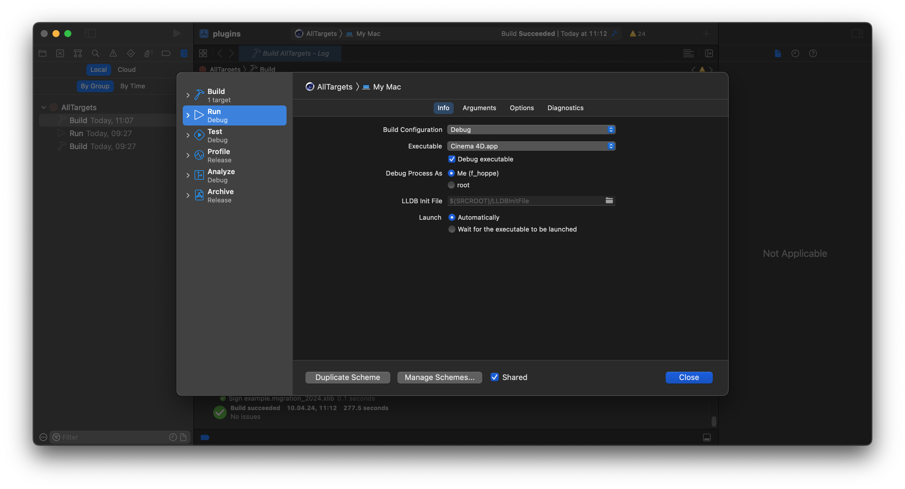 Getting Started with the Cinema 4D C++ SDK on macOS : Cinema 4D C++ SDK