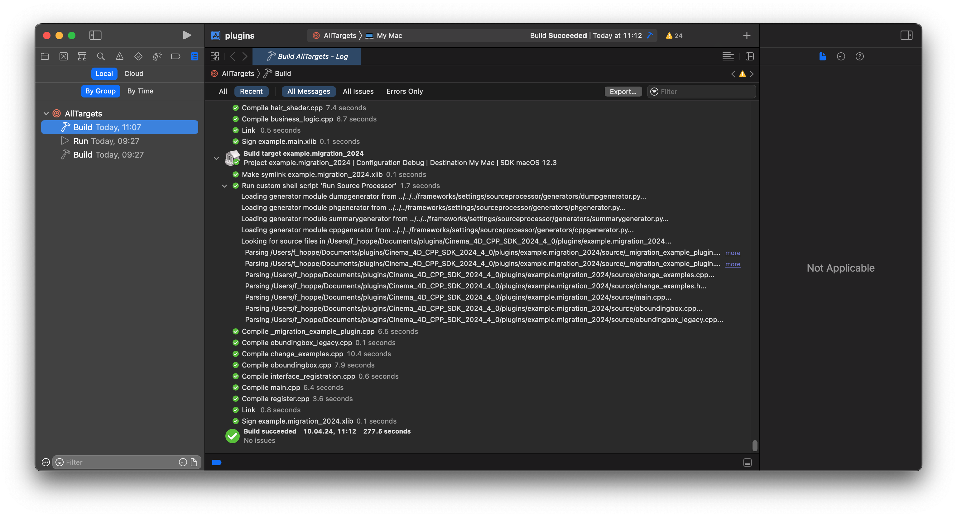 Getting Started with the Cinema 4D C++ SDK on macOS : Cinema 4D C++ SDK