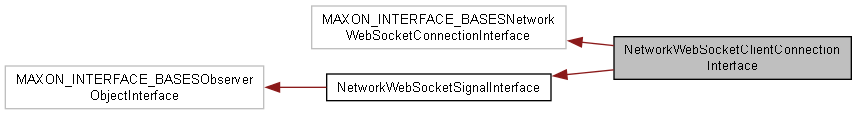 NetworkWebSocketClientConnectionInterface Class Reference : Cinema 4D ...