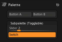 ZBrush Subpalettes