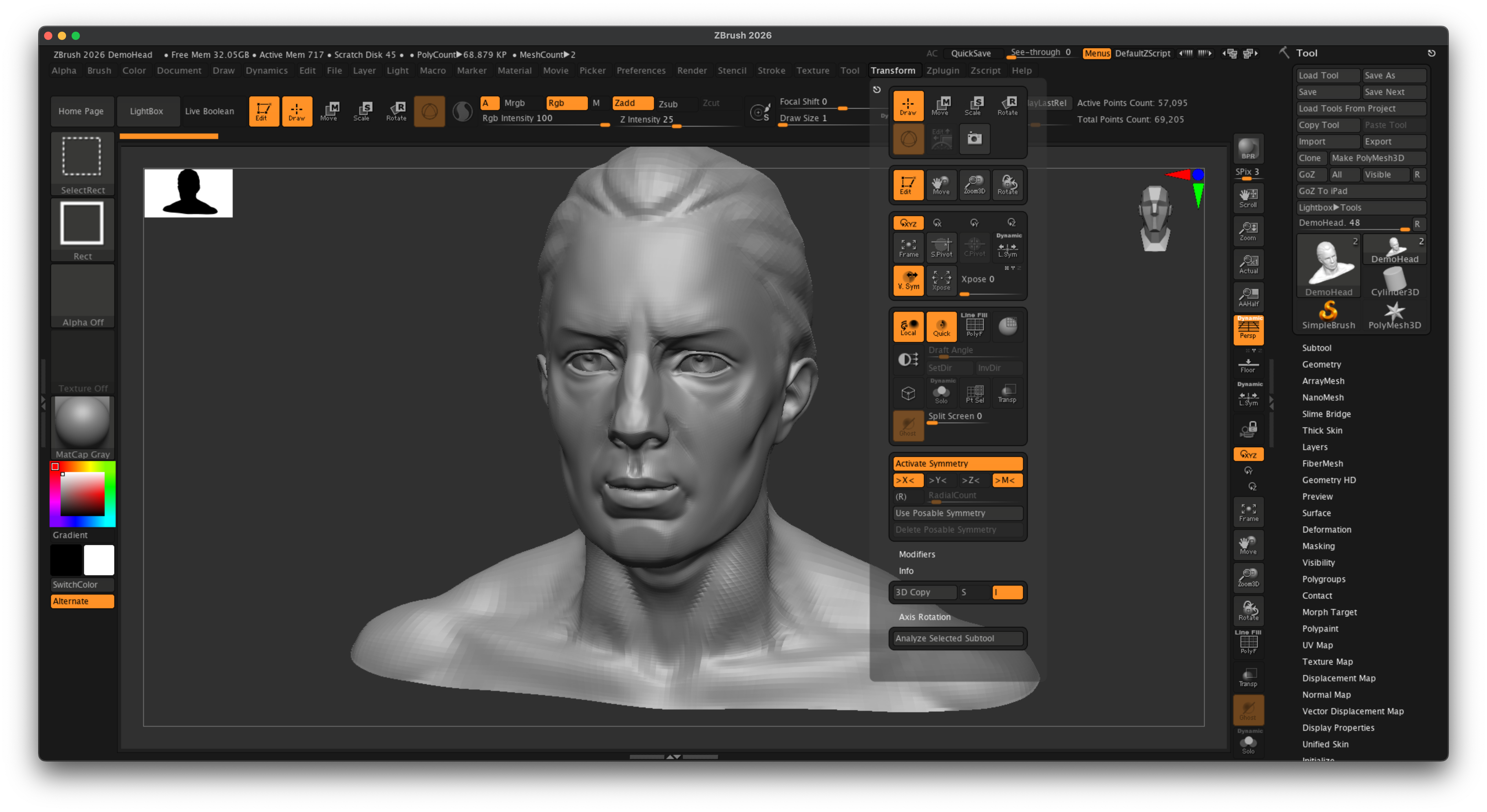 ZBrush Palettes