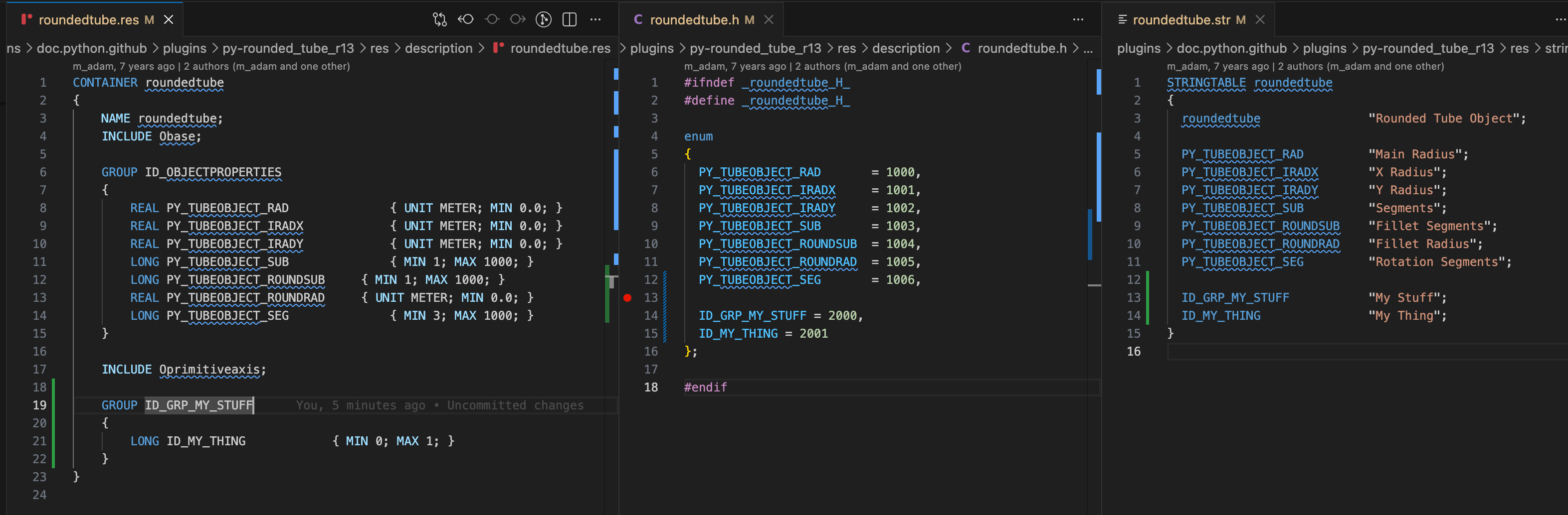 [Python] Best practice for creating multiple custom tabs in a .res file ...